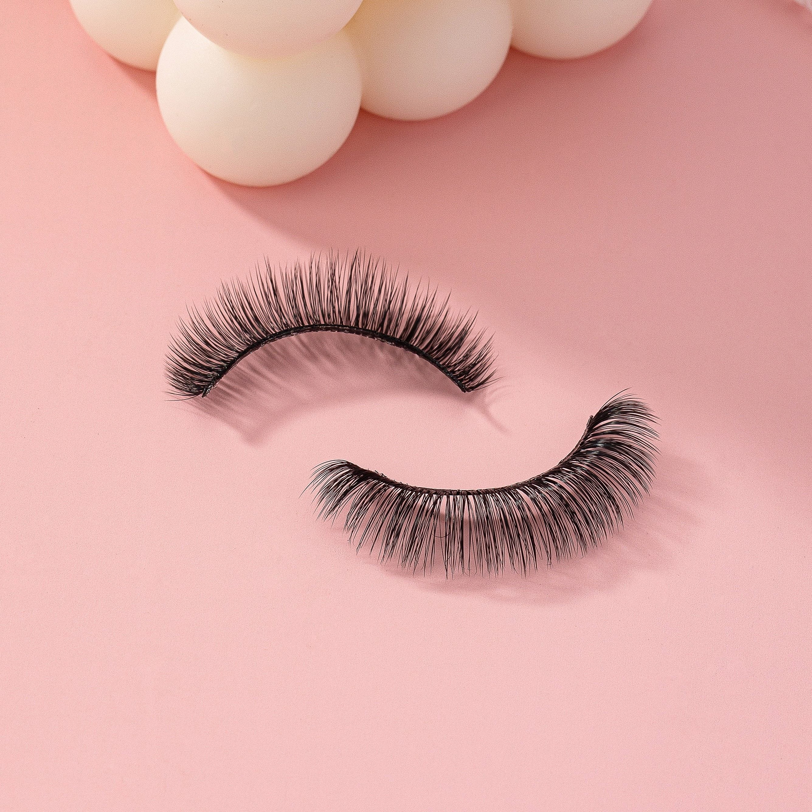 5 Pairs Natural Look 3D False Lashes for Dating Party Cosplay Makeup