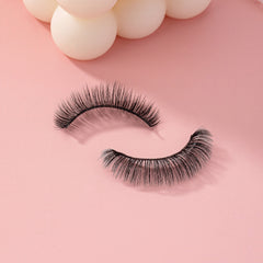5 Pairs Natural Look 3D False Lashes for Dating Party Cosplay Makeup