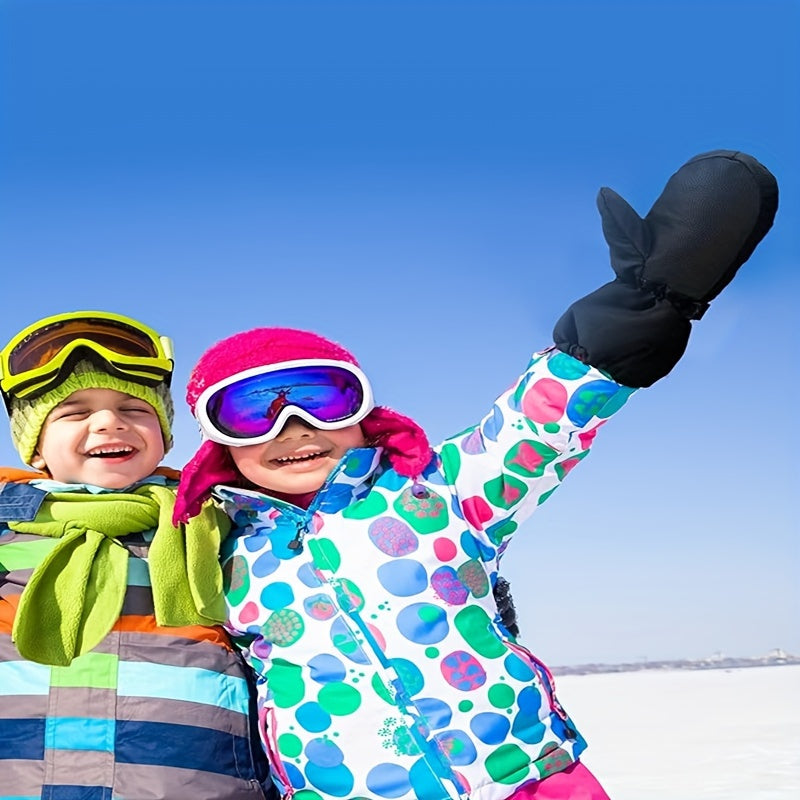 Waterproof Snow Gloves Winter Warm Mittens Ski Gloves For Children