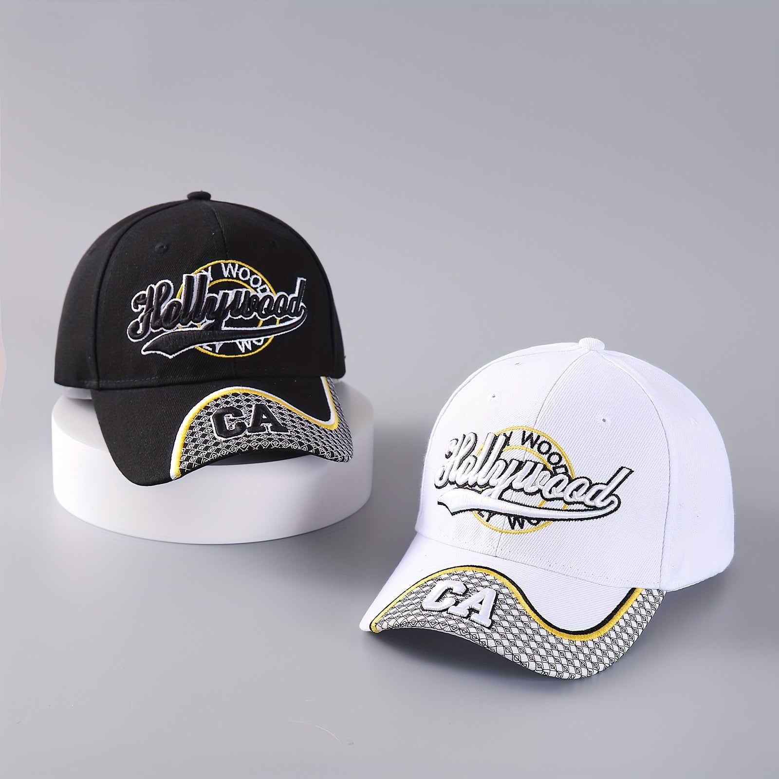 Men's Embroidered Baseball Cap Duck Tongue Brim