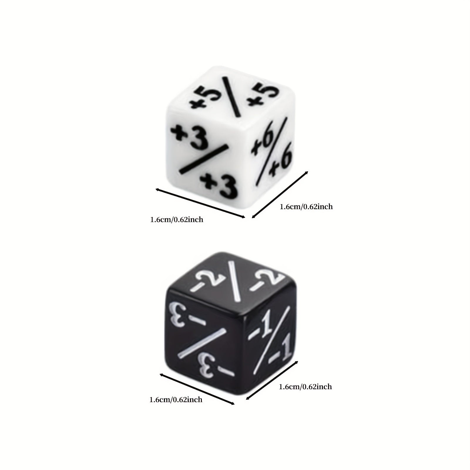 30 Pcs Dice Counters Token Set D6 Dice for MTG CCG Dice Game