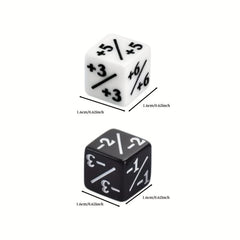 30 Pcs Dice Counters Token Set D6 Dice for MTG CCG Dice Game