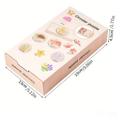 Ocean Animals Puzzle Wooden Box Set - Educational and Multifunctional