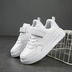 Kids Solid Low Top Sneakers Lightweight Anti Slip Outdoor Shoes