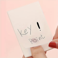 50 Sheets Transparent Waterproof Sticky Notes 7.62x7.62 cm