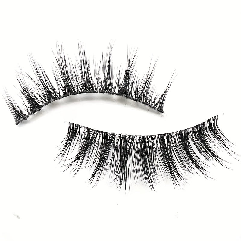 3 Pairs 3D Transparent False Eyelashes Multiple Styles Natural Look