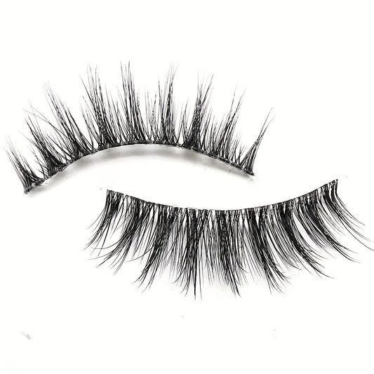 3 Pairs 3D Transparent False Eyelashes Multiple Styles Natural Look