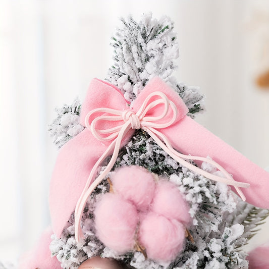Mini Christmas Tree Tabletop Ornament Home Party Decoration