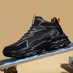 Men's High Top Mesh Chunky Sneaker Casual Shoes Spring Summer