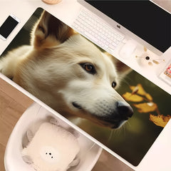 Dog Large Office Mouse Pad Soft Pad College Washable