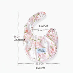 Baby Gauze Bib Saliva Towel Cotton Waterproof Newborn Bib