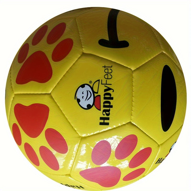 No 4 Machine Sewn Smiling Face Football PVC Soccer Ball