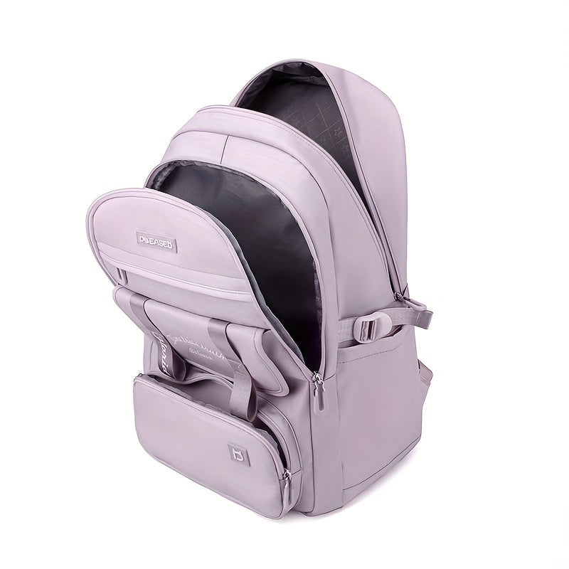 Preppy Style Schoolbag Oxford Cloth Laptop Backpack Large Capacity