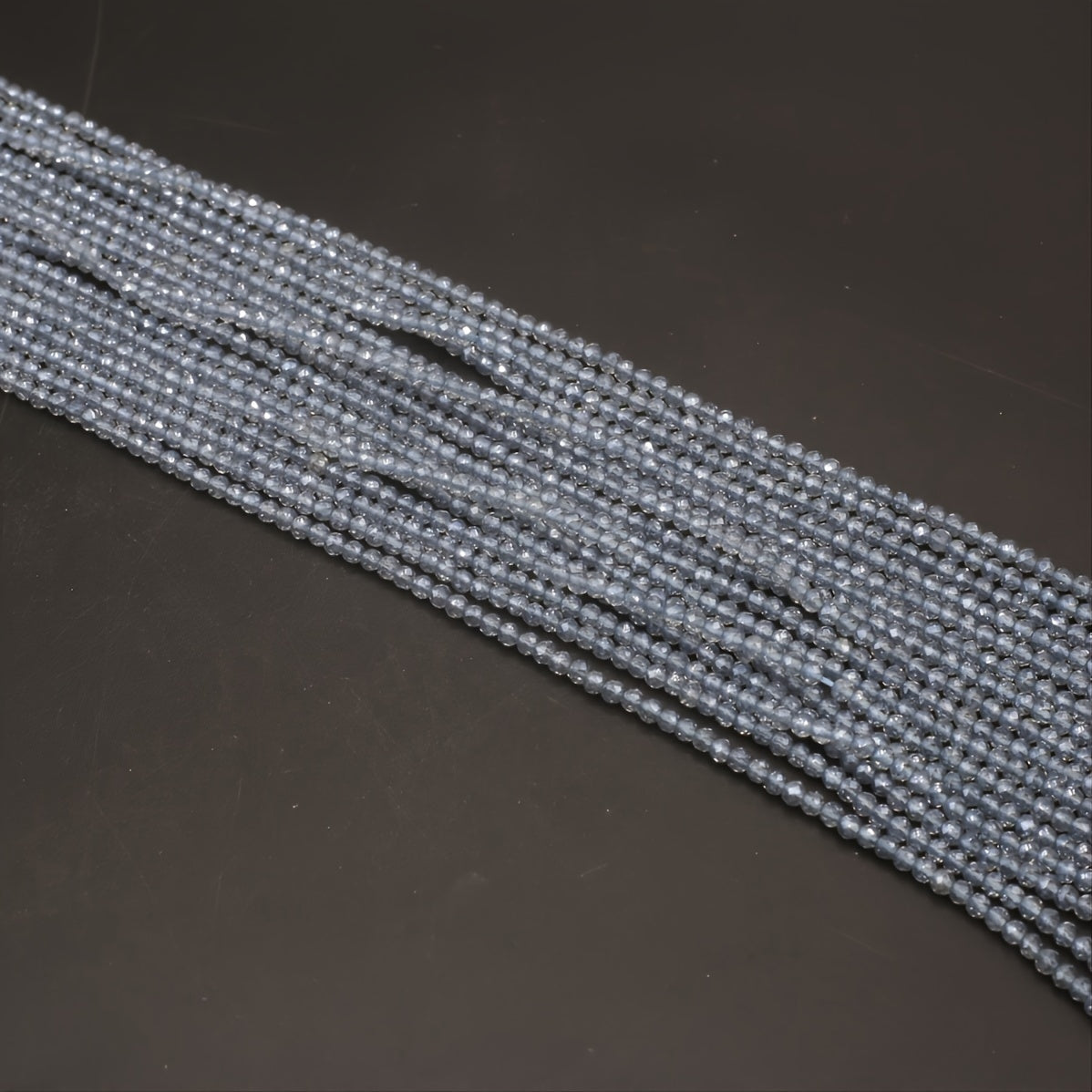 15'' Spinel Plated Faceted Beads for Jewelry Making