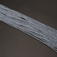 15'' Spinel Plated Faceted Beads for Jewelry Making