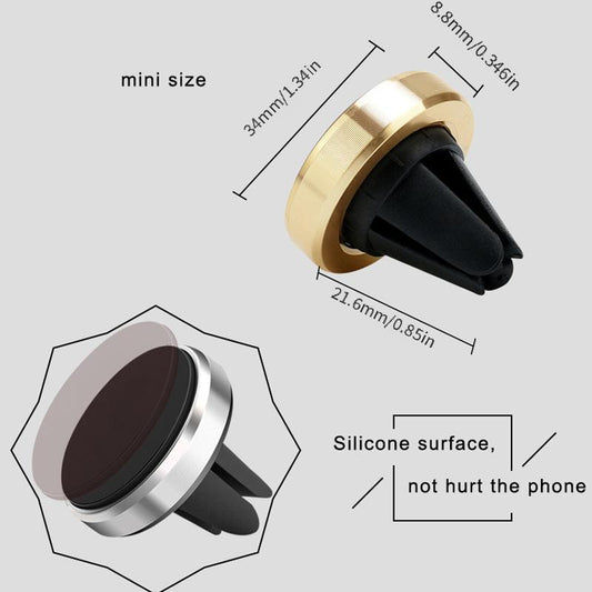 Universal Magnetic Car Phone Holder 360 Rotation