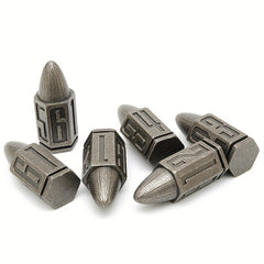 Metal Bullet Dice for Collection and Gift - Rolling Copper, Bronze, Nickel