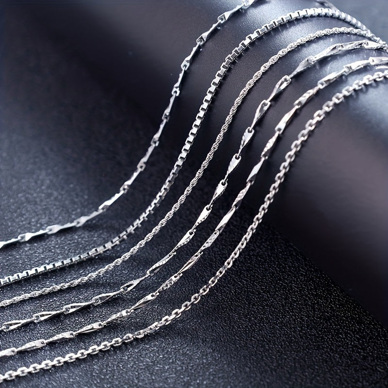S925 Men's Hip Hop Sterling Silver Necklace Chain Variety
