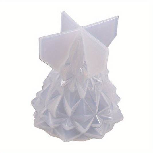 1PC 3D Christmas Tree Silicone Resin Mold Epoxy Resin Crafts Charms DIY Jewelry