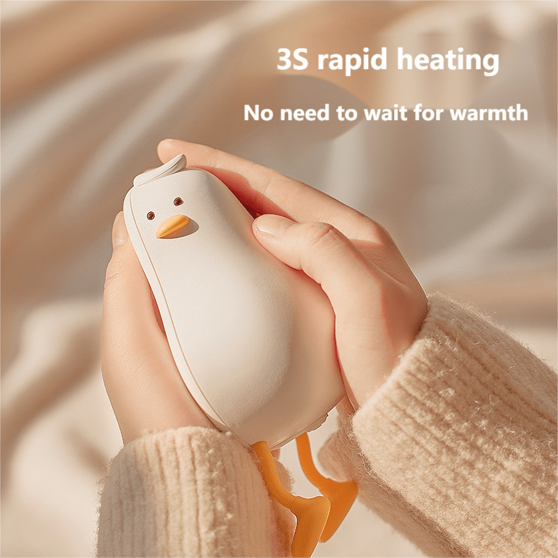 3 in 1 Duck Hand Warmer & Power Bank 4000mA Rapid Heat