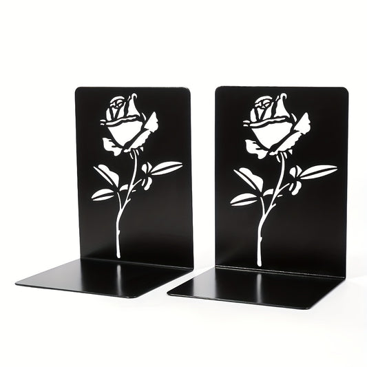 Rose Bookshelf Desktop Bookstand Light Office Student Desktop Book Stationery