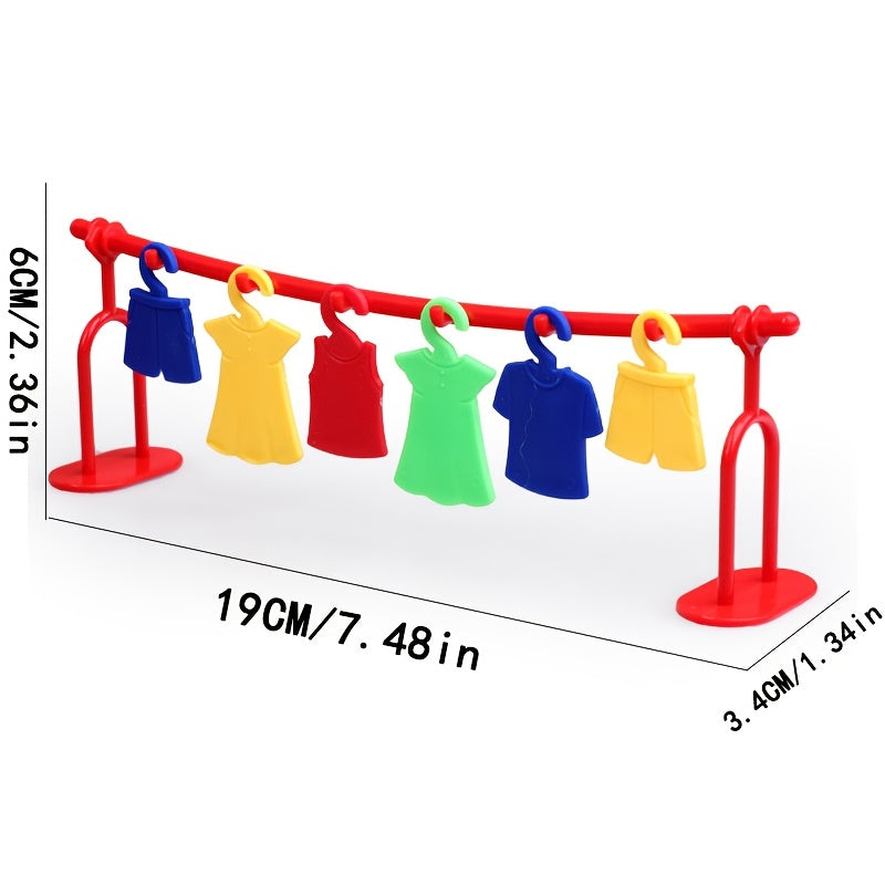 Colorful Clothes Matching Puzzle Game with Laundry Sorter