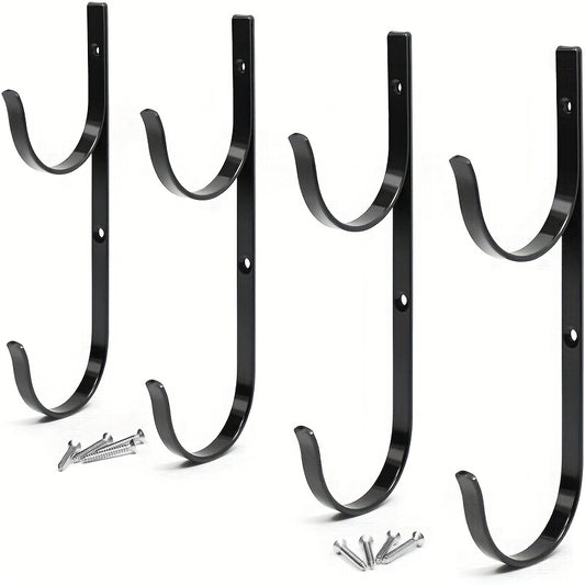 Aluminium Pool Pole Hanger Set for Telescopic Poles Skimmers Nets etc