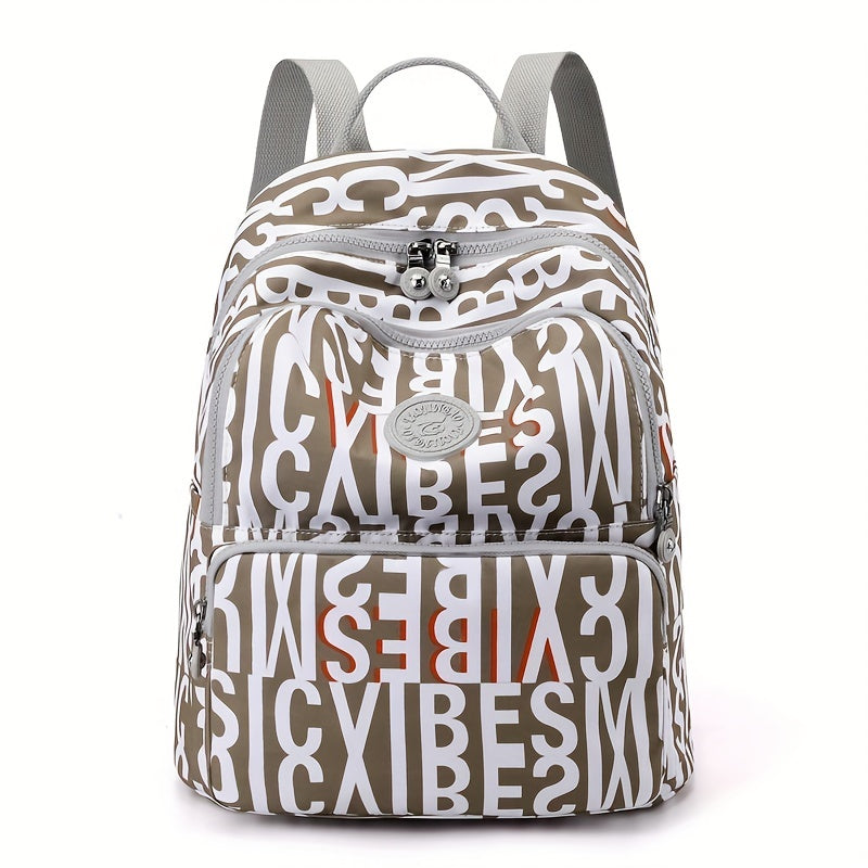 Flower Print Backpack Carry On Travel Bag For Luggage