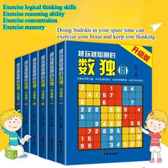 6pcs Sudoku Puzzle Game Training Logical Thinking Easy to Advanced