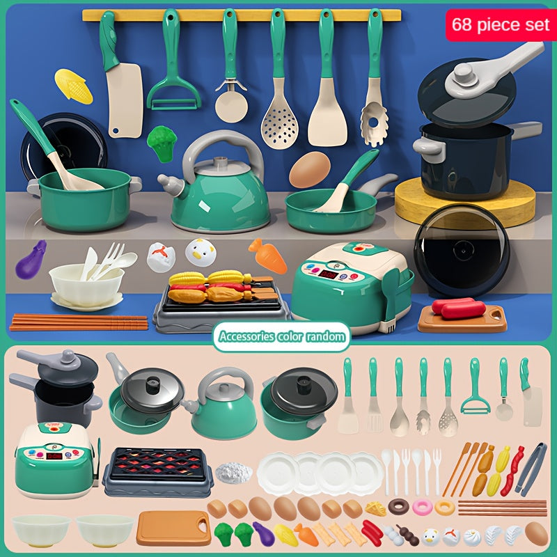 Kids Cooking Utensil Set Pretend Play Toy Gift