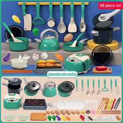 Kids Cooking Utensil Set Pretend Play Toy Gift