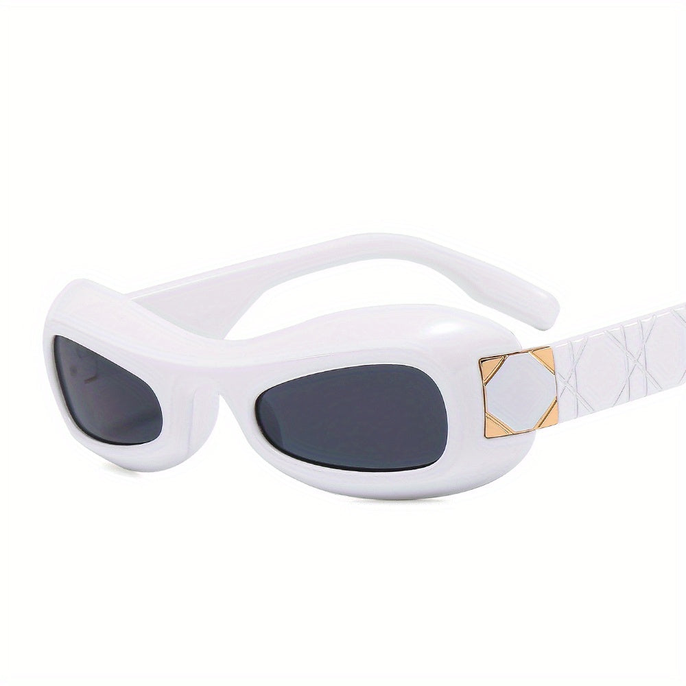 Y2K Oval Goggles UV400 Photo Booth Props Sunglasses