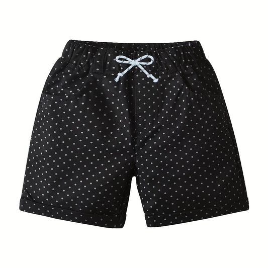 Boys Polka Dot Casual Shorts Comfortable Breathable For Summer Kids Clothes