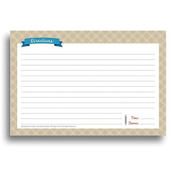 25Pcs Kitchen Recipe Cards Blank Handwritten Greeting Cards Pack