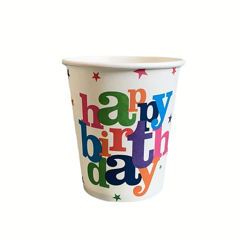 Colorful Balloon Party Tableware Set for Birthday Party Camping Picnic