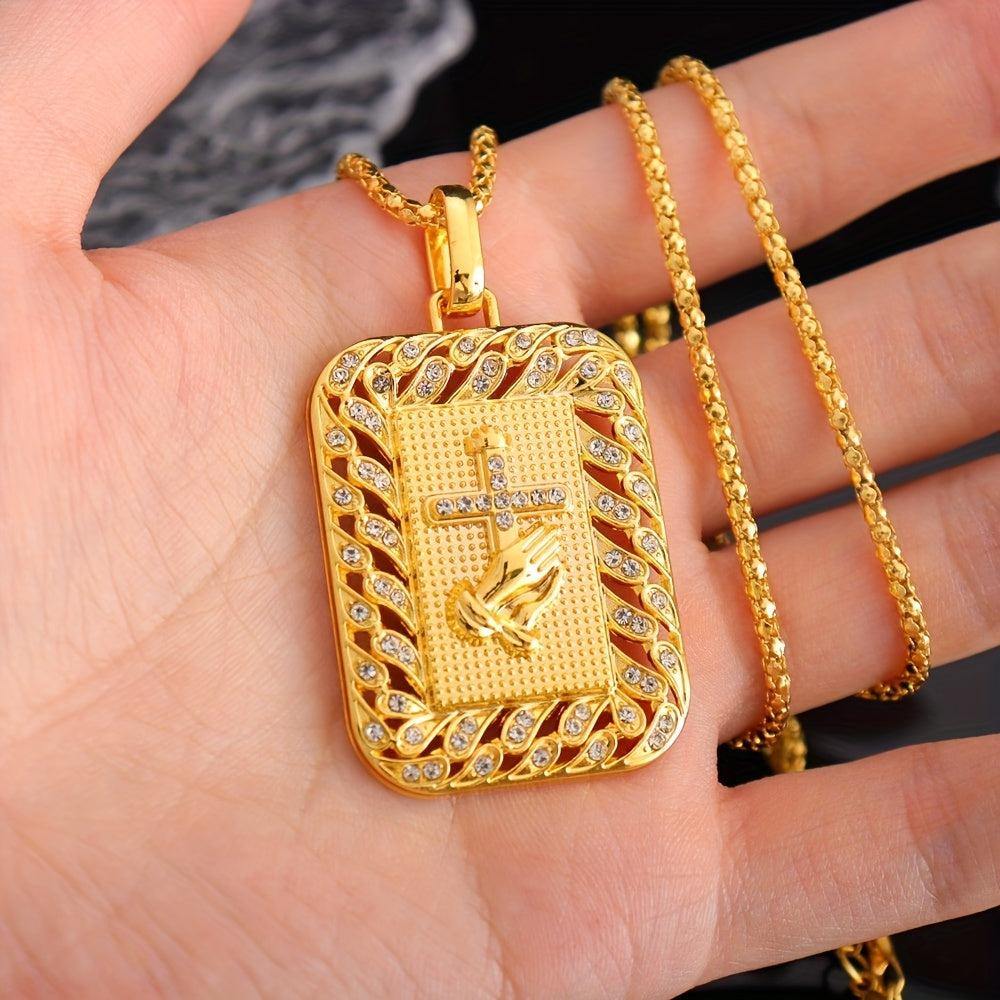 Hip Hop Jewelry Cross Pendant Necklace