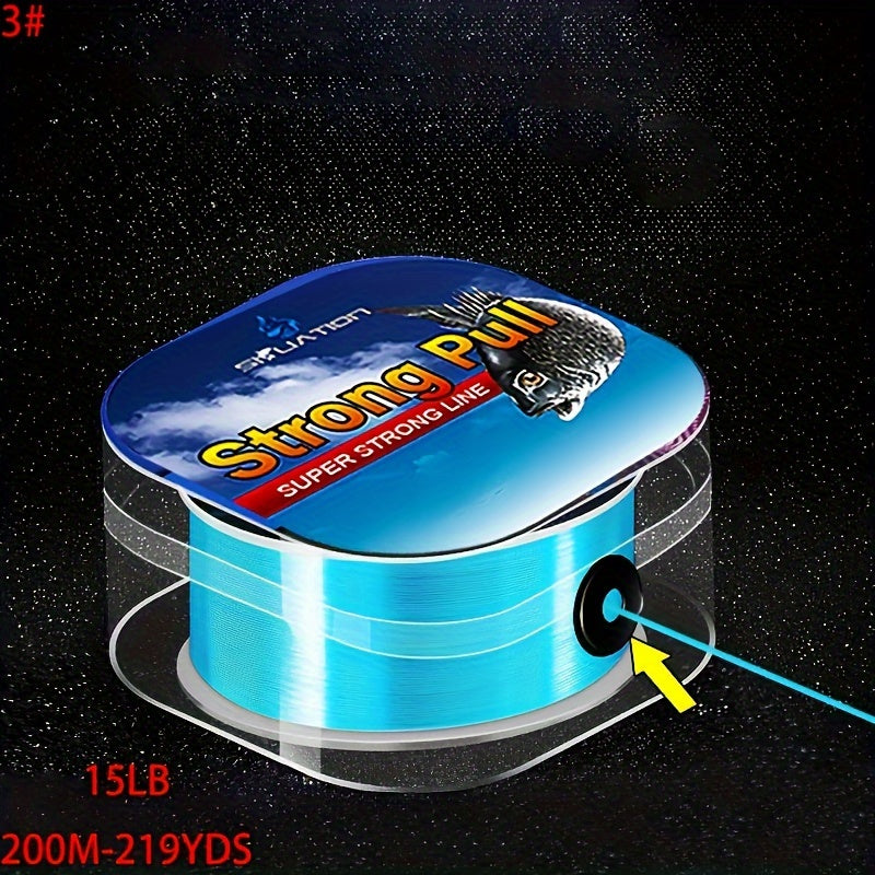 200M High Strength Fishing Line Nylon Wear Resistant Freshwater Saltwater