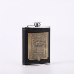 8oz Stainless Steel Square Flask - Perfect Gift for Family Friends and Christmas