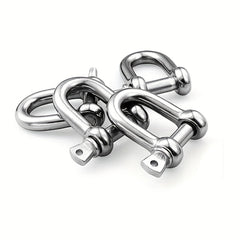 Stainless Steel D Shape Bow Load Shackle M4 12 7 81 M5 7 62