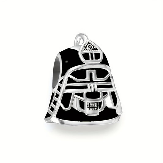 Platinum Lion Dance Mask Charm Bead Pendant DIY Jewelry