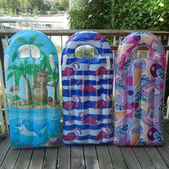 Thickened Inflatable Surfboard Pool Skateboard Lounger Water Toy