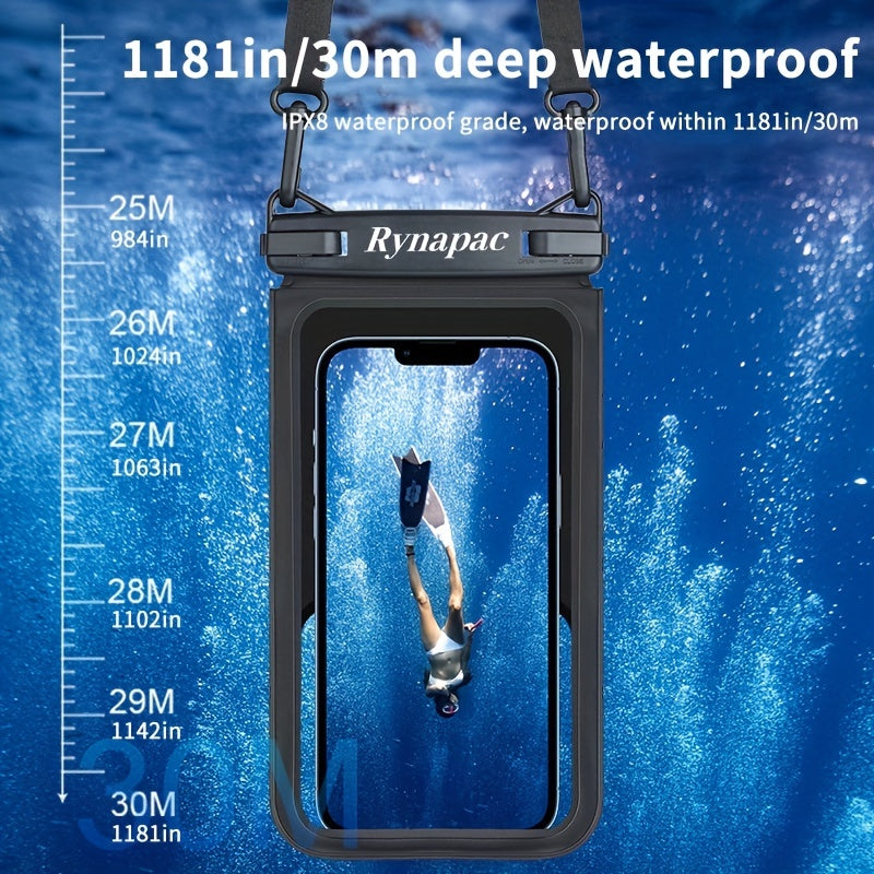 Clear PVC Phone Dry Bag Waterproof Diving Case Touch Screen Pouch