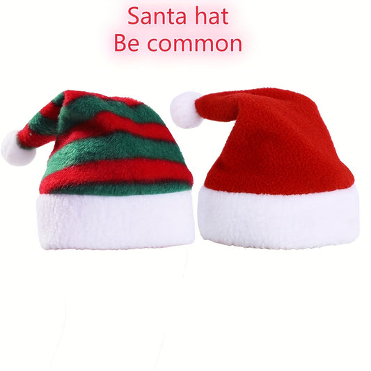 Plush Pet Christmas Party Costume Hat For Cat Dog