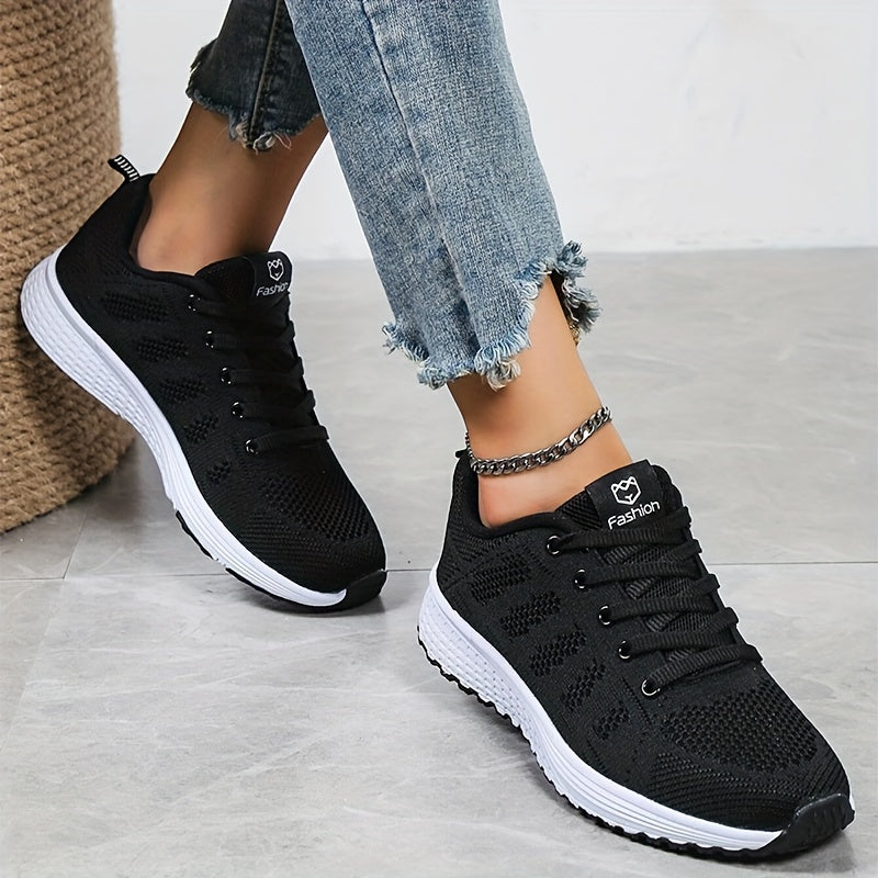 Women's Lightweight Lace Up Casual Sneakers