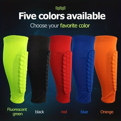Honeycomb Leg Pad Elastic Knee Leg Guards for Football Basketball