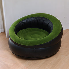 Outdoor Lazy Inflatable Sofa Easy To Store Flocking Inflatable Stool