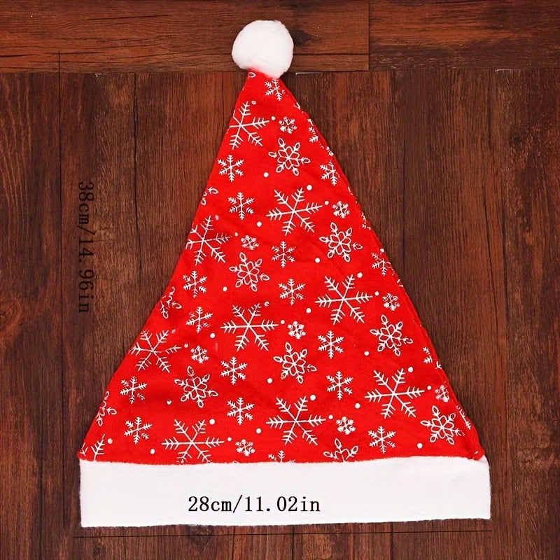 Bright Red Golden Snow Star Moon Christmas Decoration