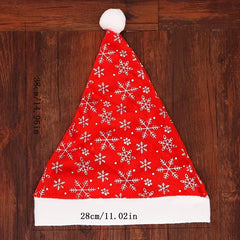 Bright Red Golden Snow Star Moon Christmas Decoration