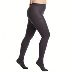 0XL 2XL Women's Plus Solid Fleece Lined Pantyhose