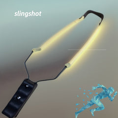 Plastic Slingshot Toy for Outdoor Play with 100 Mud Balls
